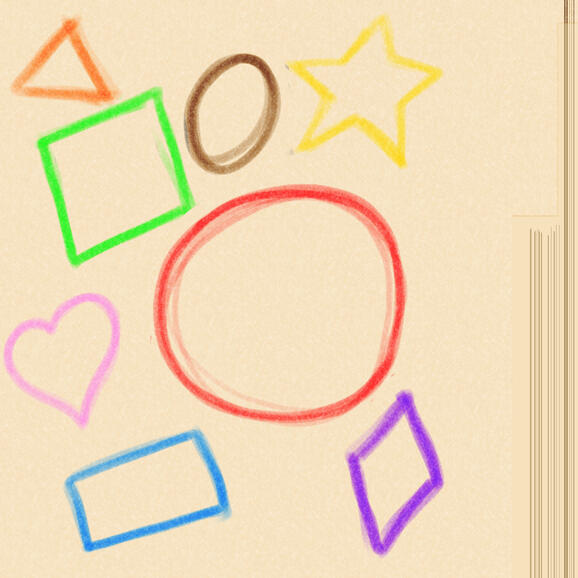 Shapes & Colors Child Drawing